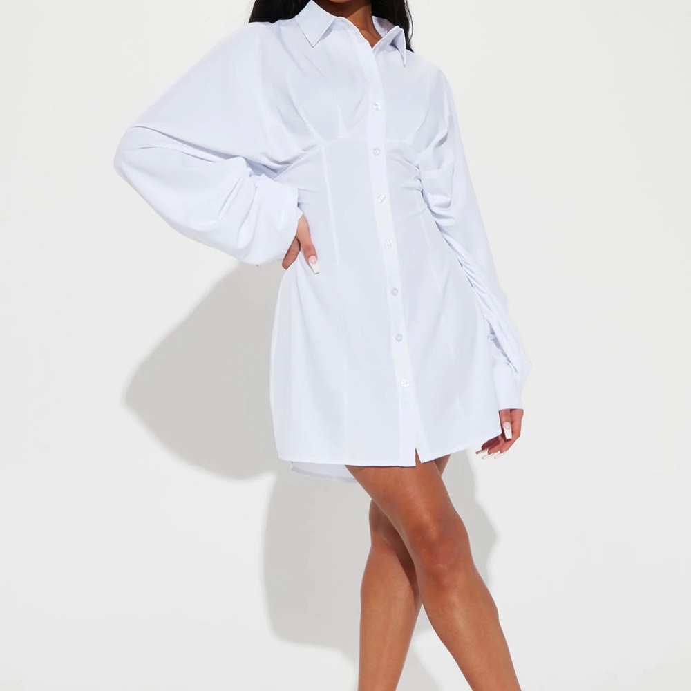 Fashion nova shirt Dress